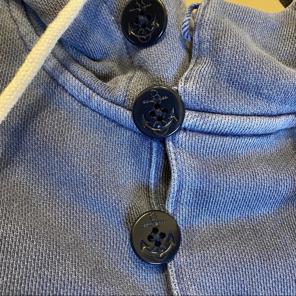 Nwt. J. Crew Pull Over 3 Button Hoodie - image 2